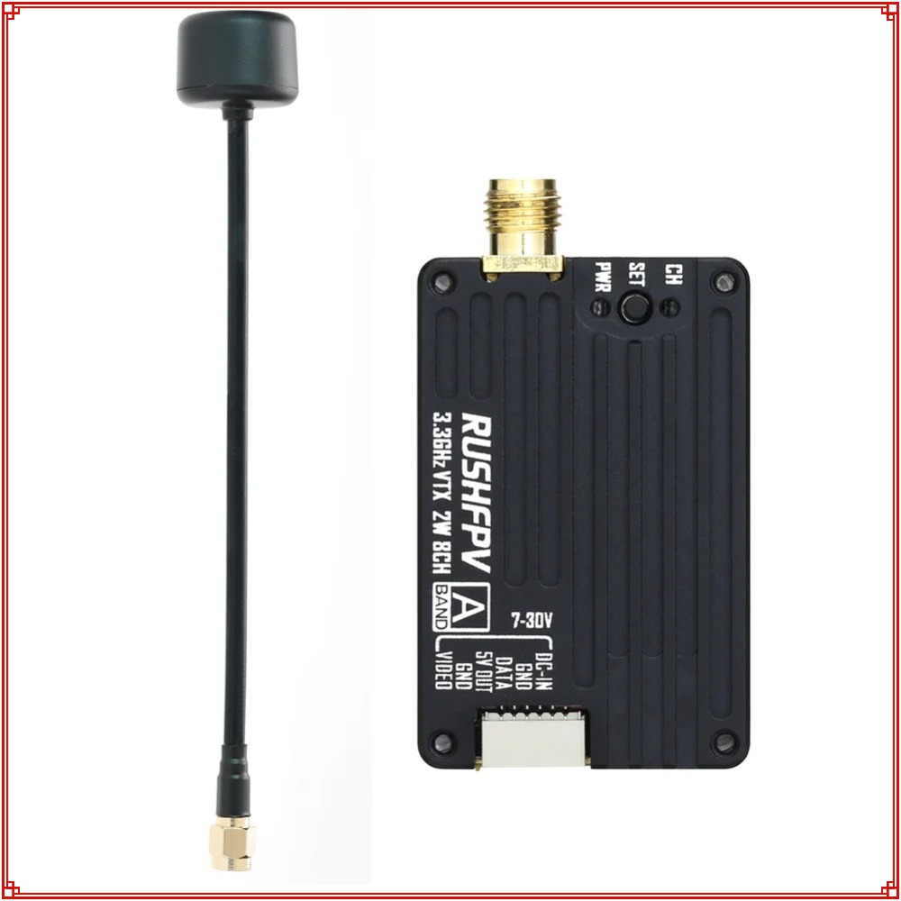 Fpv Drone Receiver - Nouveau 2026 RUSHFPV 3.3G 2W VTX