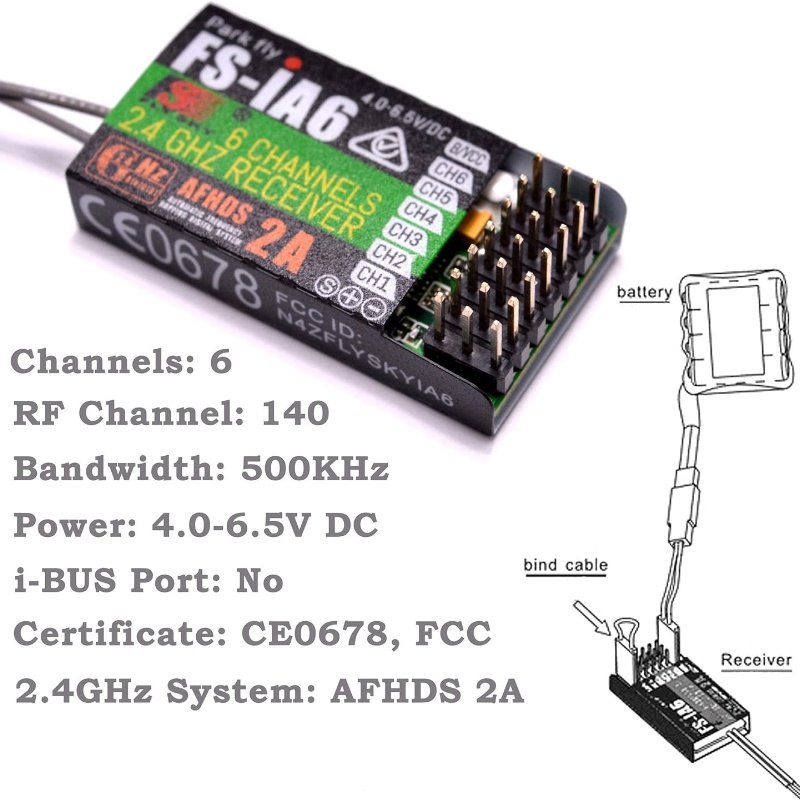 Flysky FS-IA6 récepteur 6CH do - Fpv Drone Antenna avis et prix