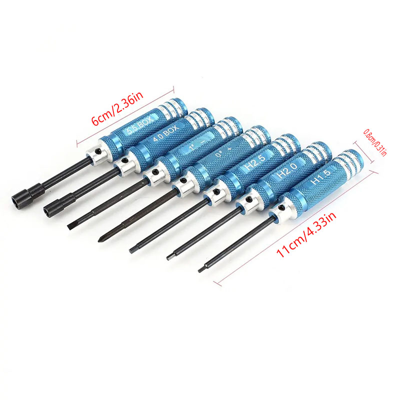 Kit de 7 tournevis hexagonaux  - Fpv Drone Tool Kit avis et prix