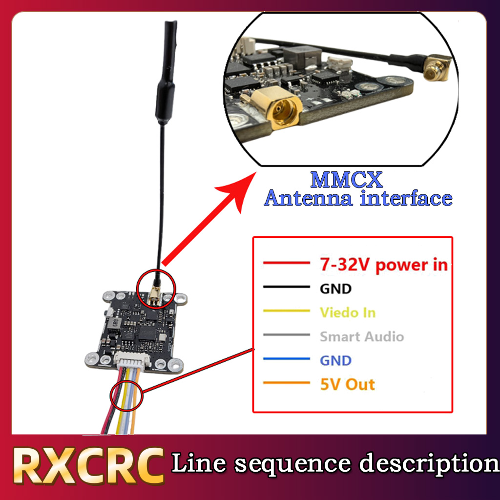 RXCRC 5.8G Module 48CH 1.6W VT - Fpv Drone Frame avis et prix
